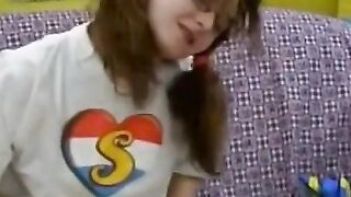 HOT Blonde Teen Gives Her First Masturbation Lesson - Older Man Helps Young Girl Explore Pleasure