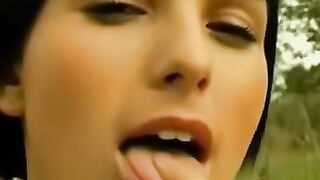 Redhead Anne Fingers Herself in Outdoor Adventure - Naughty Girl's Solo Playground