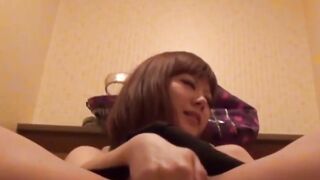 Japanese Babe Fingering Her Bush And Peeing In Public