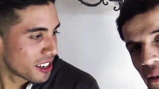 Latinos Pay Back For Cash - Big Dick Pounding Twink's Ass