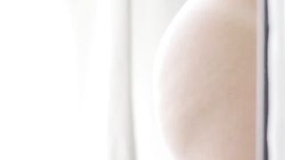Oil Massage Table Sex - Busty Blonde Riding Big Dick in POV with Close-ups