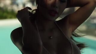 Eastern Goddess - Live Cam Girl Showcases Perfect Body in Public Elevator