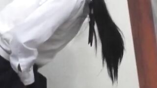 Pee-Soaking Panties #2 - Outdoor Teen Faces Splash in Public
