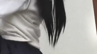 Pee-Soaking Panties #2 - Outdoor Teen Faces Splash in Public