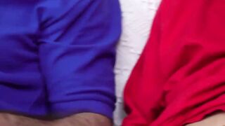 Foursome Fun! Step-Daughter's First Time Threesome with Dad & Friend