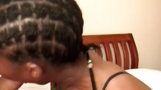 Black Milf's Big Booty Bounce Blow Job - PornPros