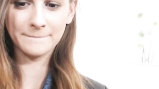 Adelie Unicorn Worships Huge Dick - Bus Passage Blowjob