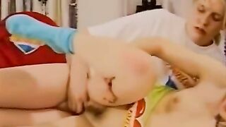 Professor Bends Over Backwards For Student In School Uniform