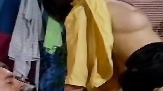Dark-Haired Bombshell Rides Older Man's Monster Dick in Passionate Fuck