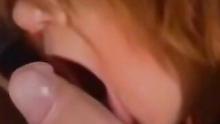 Redhead Slut Sucks Off Her Man's Dick in POV Style