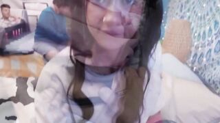 Petite Teen Cutie Katie Caio Gets Her Dorm Room Door Busted By A Huge Dick