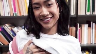 Petite Teen Cutie Katie Caio Gets Her Dorm Room Door Busted By A Huge Dick