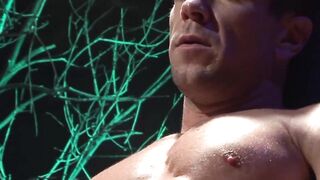 Sucking and rough anal fucking with muscular gay men