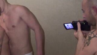 Three Way Thrill Ride - Hot MILFs Share A Hunk In The Sauna