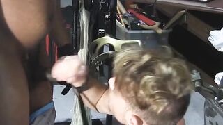 Intense Deepthroat BDSM Session with Dominant White Guy & Submissive Jock