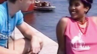 African Queen - Old Man Fucks women with Unshaven Hair Bush