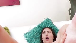 Busty Milf Lindsey Lee Gets Her Virgin Butt Filled With Two Huge Loads