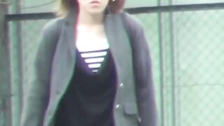 JAPANESE TEEN CAUGHT IN A DIRTY PEESCAPE - WILL BE & COCKY" or "Asia's Cutest Teen Gets Exposed In The Woods