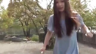 JAPANESE TEEN CAUGHT IN A DIRTY PEESCAPE - WILL BE & COCKY" or "Asia's Cutest Teen Gets Exposed In The Woods
