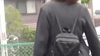 JAPANESE TEEN CAUGHT IN A DIRTY PEESCAPE - WILL BE & COCKY" or "Asia's Cutest Teen Gets Exposed In The Woods