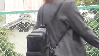 JAPANESE TEEN CAUGHT IN A DIRTY PEESCAPE - WILL BE & COCKY" or "Asia's Cutest Teen Gets Exposed In The Woods