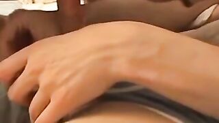 Kisses And Licks - Teen Girl Jerks Off A Huge Dick While Wearing Only Her Knickers