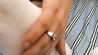 Foot-Worhipper - Teen's Hot Barefeet & Huge Load On His Own Toes