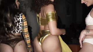Wet and wild trick or treat foursome