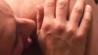 David is becoming accustomed to prison life by sucking cock