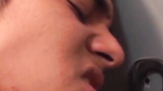 David is becoming accustomed to prison life by sucking cock