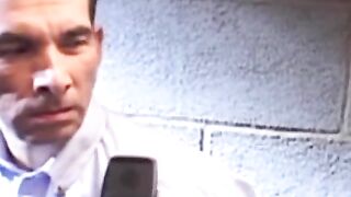 David is becoming accustomed to prison life by sucking cock