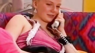 A dude excites a women over the phone