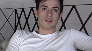 Big dicked Latino straighty blown before bareback session
