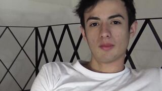 Big dicked Latino straighty blown before bareback session