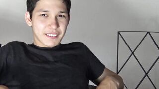 Big dicked Latino straighty blown before bareback session