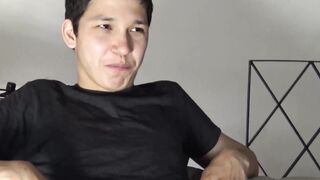 Big dicked Latino straighty blown before bareback session
