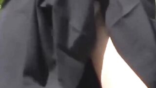 Japanese women's public peeing on hidden cam