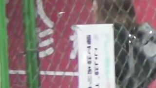 Japanese teenies' bathroom pee fest on closeup camera