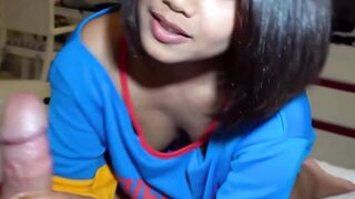 Asia's Hottest Teen Loves to Give Head - Passionate Deepthroat & Hardcore Fuck! HD