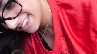 Sinful latin Mia Khalifa craves for xxl beef bayonet