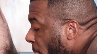 Muscular DILF Micah Martinez is brutally ass drilled ends with an explosive cumshots