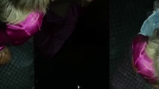 Bubble Butt Platinum Blondie Alexis Kay Sucks & Swallows Huge Load