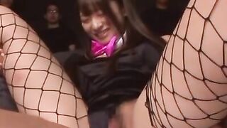 Hatsh toy porn in Asian cosplay