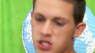 Tattooed teen Levon Meeks ass fucked by big throbbing cock