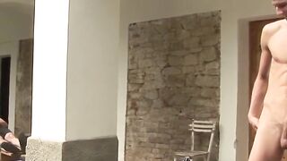 Young man kisses his boyfriend before plowing his rear