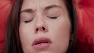 Hot and sensual chick Sabrisse fingers her yummy pussy deep and hard
