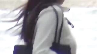 Japanese ladies secretly taped as they are pissing