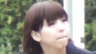 Japanese ladies secretly taped as they are pissing