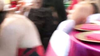 Busty amateur pussy slammed at an epic stripper party