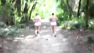 Hardcore anal sex outdoor with sexy ass soldier for you
